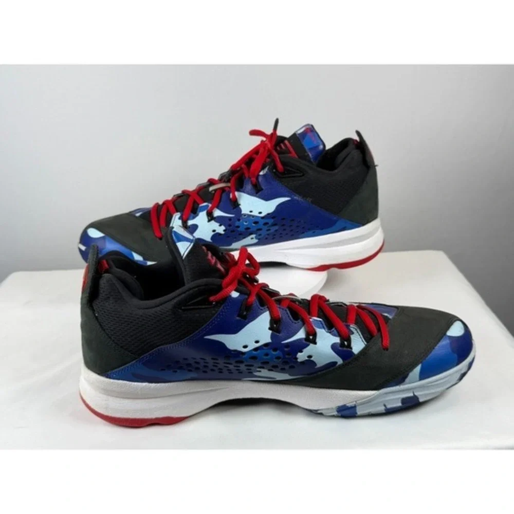 Jordan CP3.VII Clippers‎ Camo 616805-012 Men's US 14 Blue Red Black